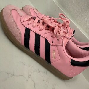 Pink Adidas Sambas